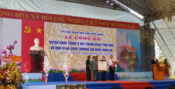 Huyện Châu Thành A về đích nông thôn mới