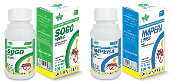 SOGO 500EC và IMPERA 100SC: Sản phẩm hỗ trợ dập dịch sốt xuất huyết hiệu quả