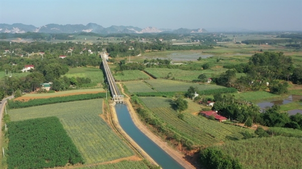 Hoàn thiện hệ thống tưới sông Chu, sông Mã