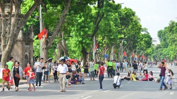 Phố đi bộ hồ Hoàn Kiếm chính thức hoạt động từ ngày 1/1/2020
