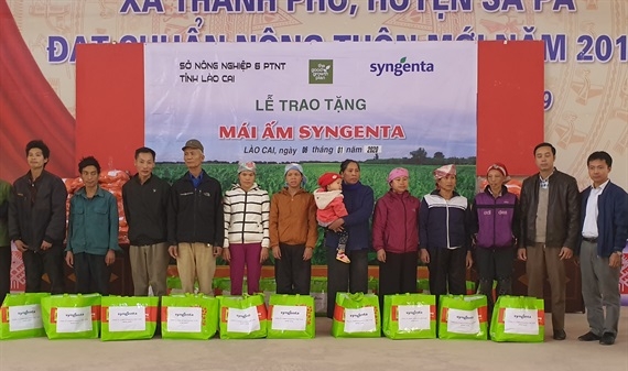 Trao tặng 10 'Mái ấm Syngenta' cho nông dân nghèo