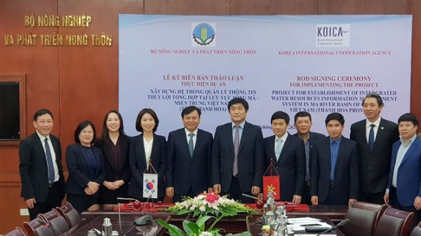 Việt Nam - Hàn Quốc hợp tác xây dựng hệ thống quản lý thông tin thủy lợi lưu vực sông Mã