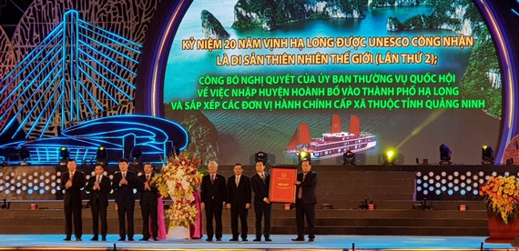 Quảng Ninh sáp nhập Hạ Long - Hoành Bồ
