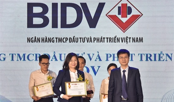 Dịch vụ Thu hộ học phí của BIDV vào Top 10 'Tin & Dùng' 2019