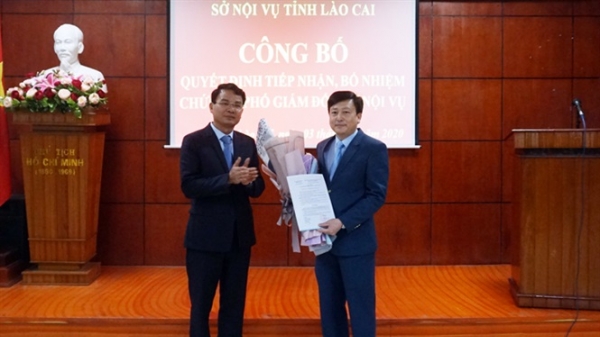 Bổ nhiệm Phó Giám đốc Sở Nội vụ tỉnh Lào Cai