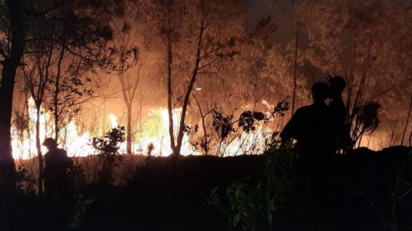 Đã khống chế cháy rừng Hương Sơn