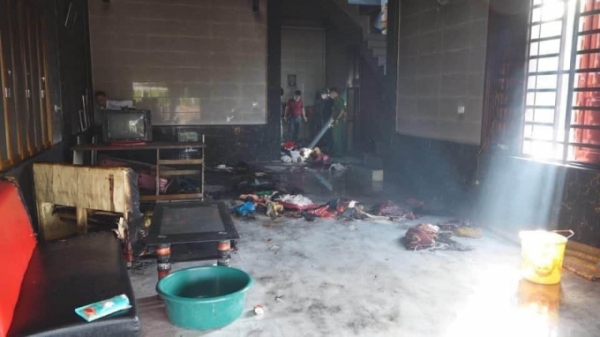Vụ hỏa hoạn ở Hà Tĩnh: Mẹ mua xăng tự thiêu mình và 3 con