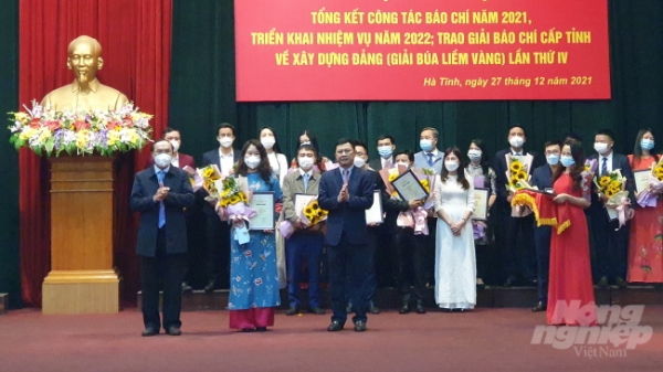 27 tác phẩm đoạt giải báo chí cấp tỉnh Hà Tĩnh về xây dựng Đảng