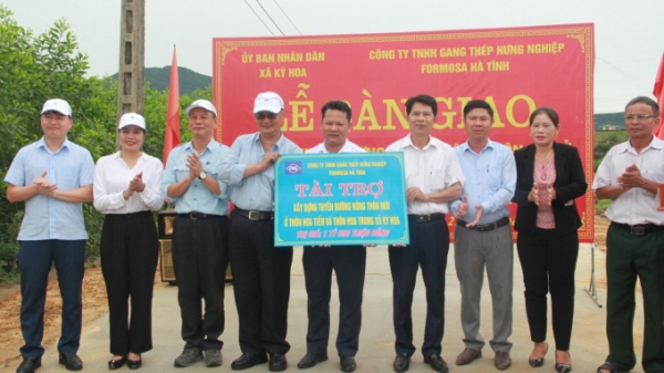 Formosa chung tay cùng Hà Tĩnh xây dựng nông thôn mới