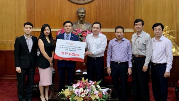 Toyota Việt Nam chung tay cùng đất nước đẩy lùi dịch bệnh