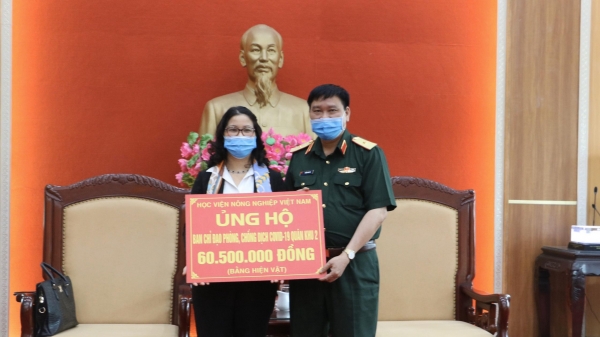 Học viện Nông nghiệp Việt Nam chung tay phòng, chống dịch COVID-19