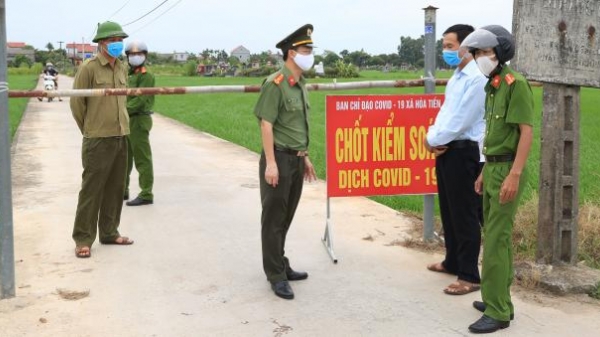 Một thôn tại Thái Bình bị phong tỏa vì có ca nghi nhiễm Covid-19