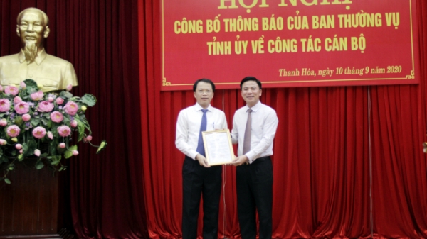 Thư ký Bí thư Tỉnh ủy làm Phó Chánh Văn phòng UBND tỉnh Thanh Hóa