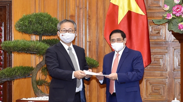 Nhật Bản hỗ trợ Việt Nam 1 triệu liều vacxin phòng chống Covid-19