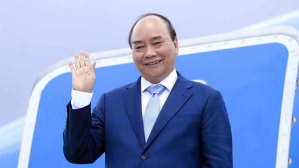 Chủ tịch nước Nguyễn Xuân Phúc tới Hoa Kỳ