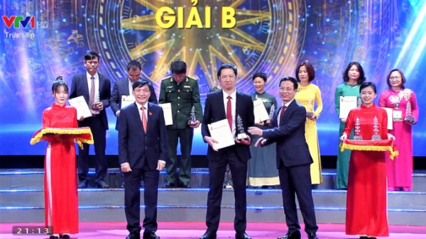Báo Nông nghiệp Việt Nam nhận giải B Giải Báo chí quốc gia lần thứ XV
