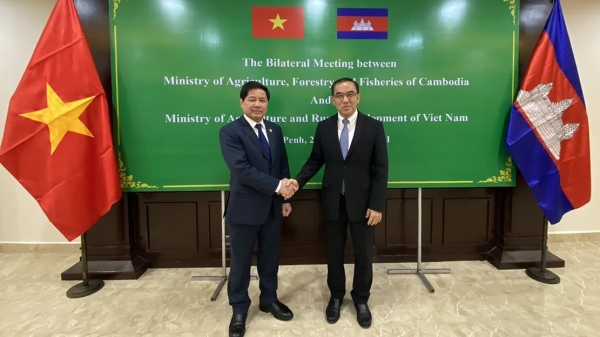 Việt Nam - Campuchia tăng cường hợp tác phát triển nông, lâm, thủy sản