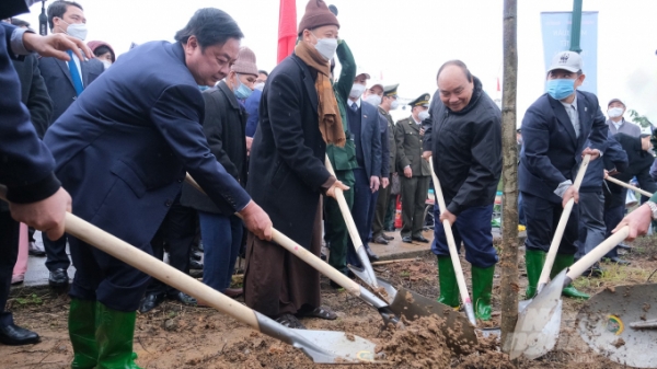 Chủ tịch nước Nguyễn Xuân Phúc phát động Tết trồng cây