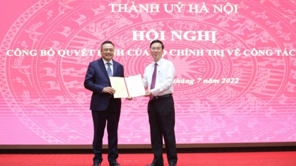 Giới thiệu để bầu ông Trần Sỹ Thanh làm Chủ tịch UBND Hà Nội