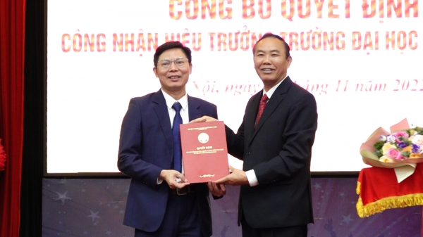 GS.TS Phạm Văn Điển giữ chức Hiệu trưởng Đại học Lâm nghiệp