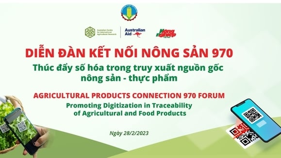 Mời tham dự  Diễn đàn 'Thúc đẩy số hóa trong truy xuất nguồn gốc nông sản - thực phẩm'