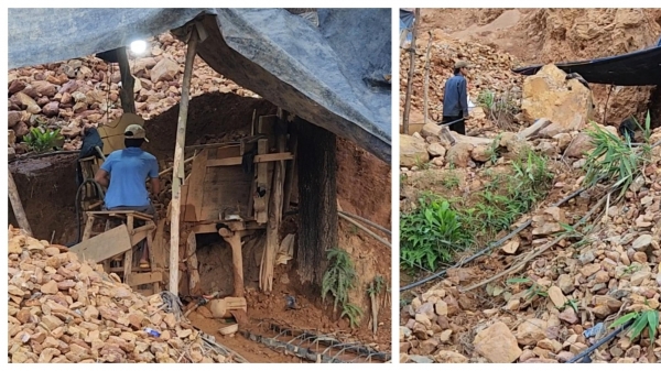 Khai thác trái phép tại mỏ vàng lớn nhất Việt Nam, tỉnh Quảng Nam bất lực?