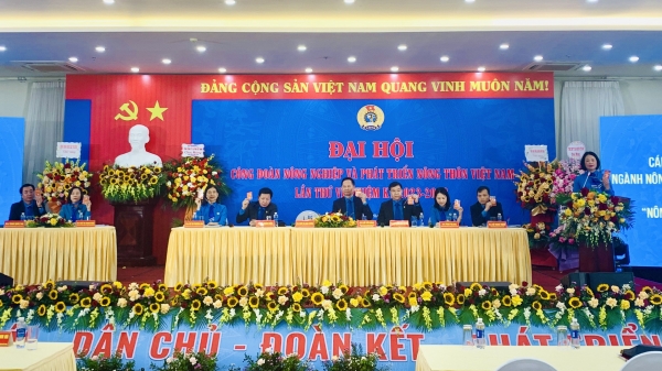 Đại hội Công đoàn NN-PTNT Việt Nam lần thứ VI nhiệm kỳ 2023-2028