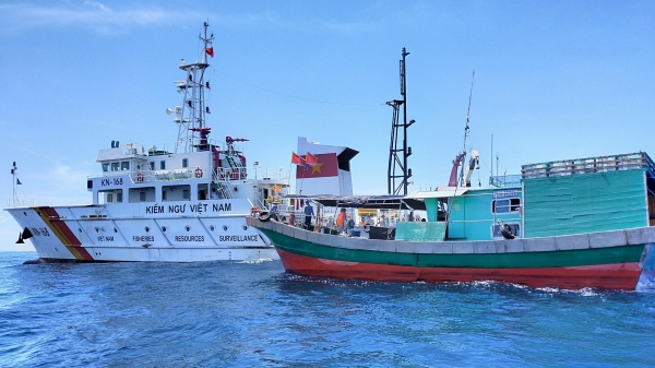 Kiểm ngư vùng I xử lý 43 tàu cá nước ngoài vi phạm
