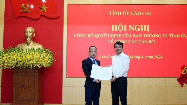 Ông Phan Quốc Nghĩa giữ chức Chánh Văn phòng Tỉnh ủy Lào Cai
