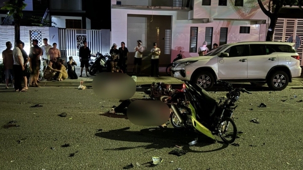 4 thanh niên chạy xe máy đối đầu, 2 người tử vong