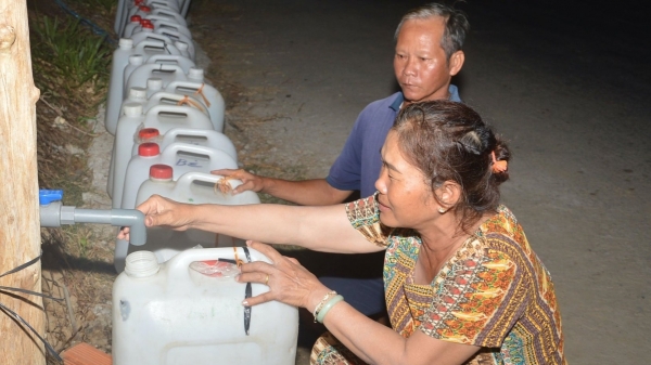 Tiền Giang công bố tình huống khẩn cấp về xâm nhập mặn, thiếu nước sinh hoạt