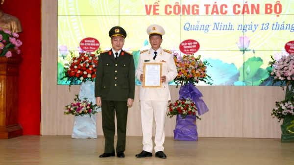 Đại tá Vũ Thanh Tùng làm Phó Giám đốc Công an tỉnh Quảng Ninh