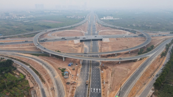 Khánh thành nút giao đường vành đai 3 với cao tốc Hà Nội – Hải Phòng