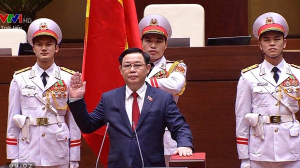 Tân Chủ tịch Quốc hội Vương Đình Huệ tuyên thệ nhậm chức