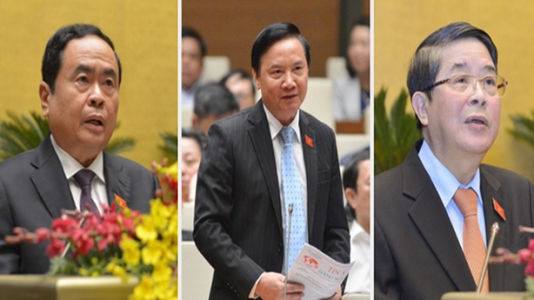 3 tân Phó Chủ tịch Quốc hội: Trần Thanh Mẫn, Nguyễn Khắc Định, Nguyễn Đức Hải