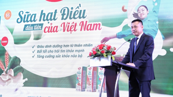 Sản phẩm sữa hạt điều đầu tiên tại Việt Nam được ra mắt