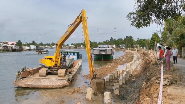 Hơn 440 tỷ đồng xây dựng các tuyến kè chống sạt lở bờ sông