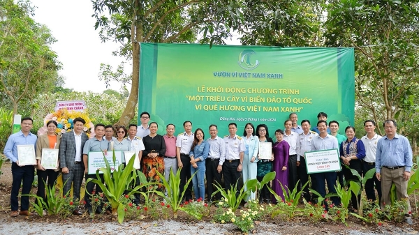 Một triệu cây vì biển đảo Tổ quốc, vì quê hương Việt Nam xanh