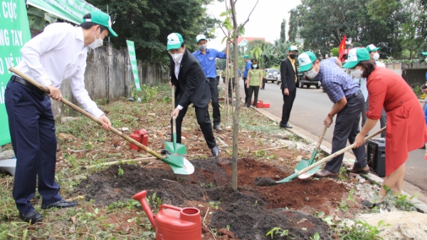 Đăk Lăk phát động lễ trồng cây nhân ngày Lâm nghiệp Việt Nam