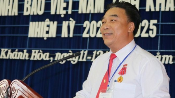 Ông Đoàn Minh Long tái đắc cử Chủ tịch Hội Nhà báo tỉnh Khánh Hòa