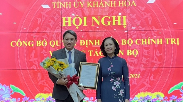 Ông Nguyễn Hải Ninh giữ chức Bí thư Tỉnh ủy Khánh Hòa
