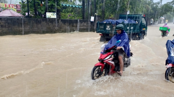 Khánh Hoà đã có mưa rất to