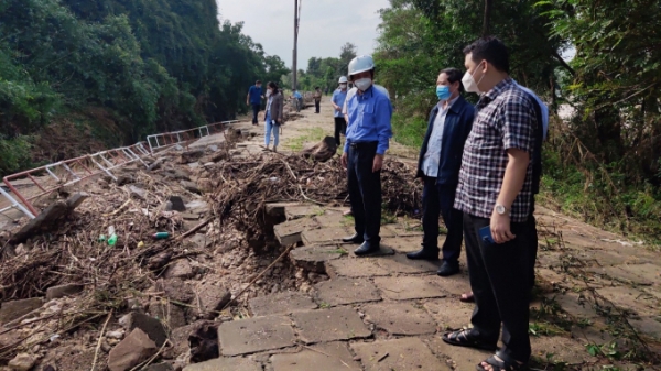 Phú Yên kênh mương sạt lở nghiêm trọng sau mưa lũ