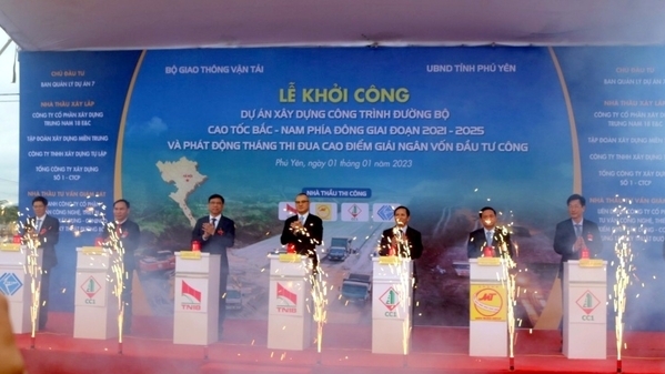 Phú Yên khởi công dự án thành phần cao tốc Bắc - Nam