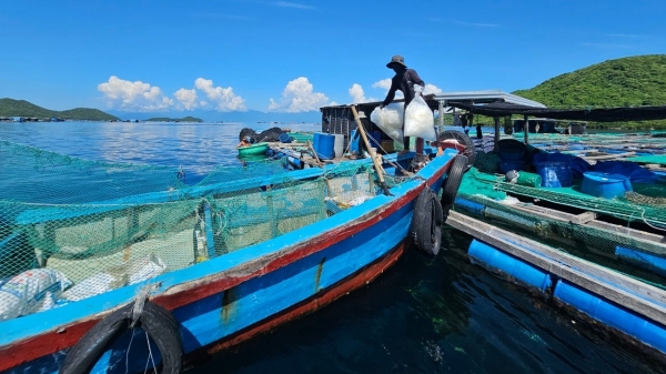 Những mô hình làm sạch môi trường nuôi biển [Bài 2]: Xã hội hóa thu gom rác thải trên vịnh Vân Phong