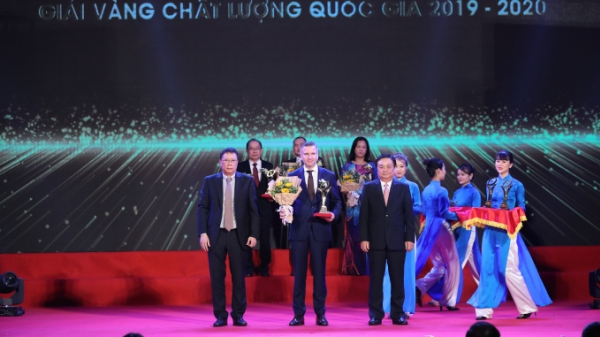 Nestlé Việt Nam được trao Giải Vàng Chất lượng Quốc gia năm 2020