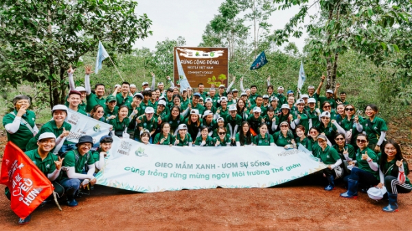 Nestlé Việt Nam trồng rừng góp phần giảm tác động biến đổi khí hậu