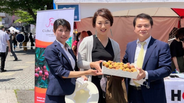 Giới thiệu quả vải Việt Nam trong Lễ hội Việt Nam tại Tokyo