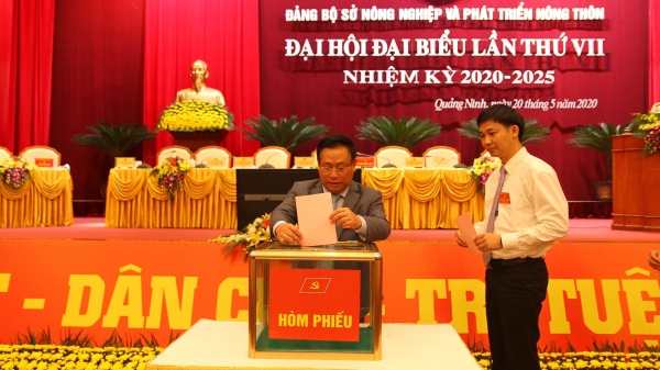 Ông Nguyễn Hữu Giang tái cử Bí thư Đảng ủy Sở NN-PTNT tỉnh Quảng Ninh