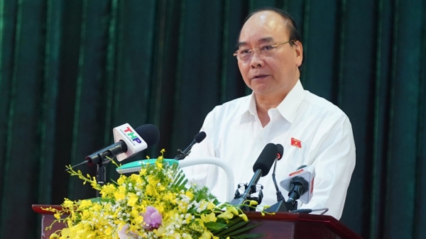 Thủ tướng Nguyễn Xuân Phúc tiếp xúc cử tri tại huyện An Lão, Hải Phòng